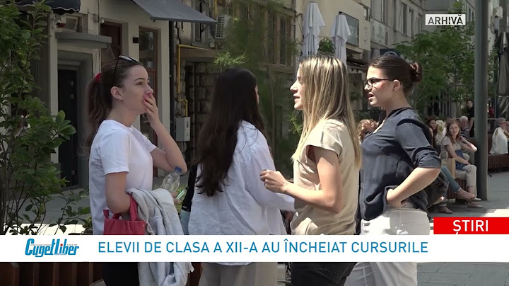 Elevii de clasa a XII-a au încheiat oficial cursurile