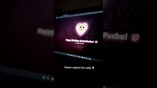 Romantic Happy Birthday Website ❤️ | HTML CSS JavaScript Project | Surprise Your Love 🎂