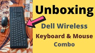 Unboxing DELL KM117 / KM117 Keyboard & Mouse Combo Wireless Laptop Keyboard  (Black)  In 2022