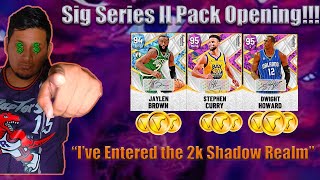 Signature Series 2 Pack Opening! Broke NMS for 300 Subs! Nba2k22 My Team