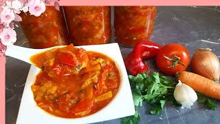 Kışlık Leço Konserva Tarifi Winter Léo Konserva Recipe Leylanın Dünya Mutfağı
