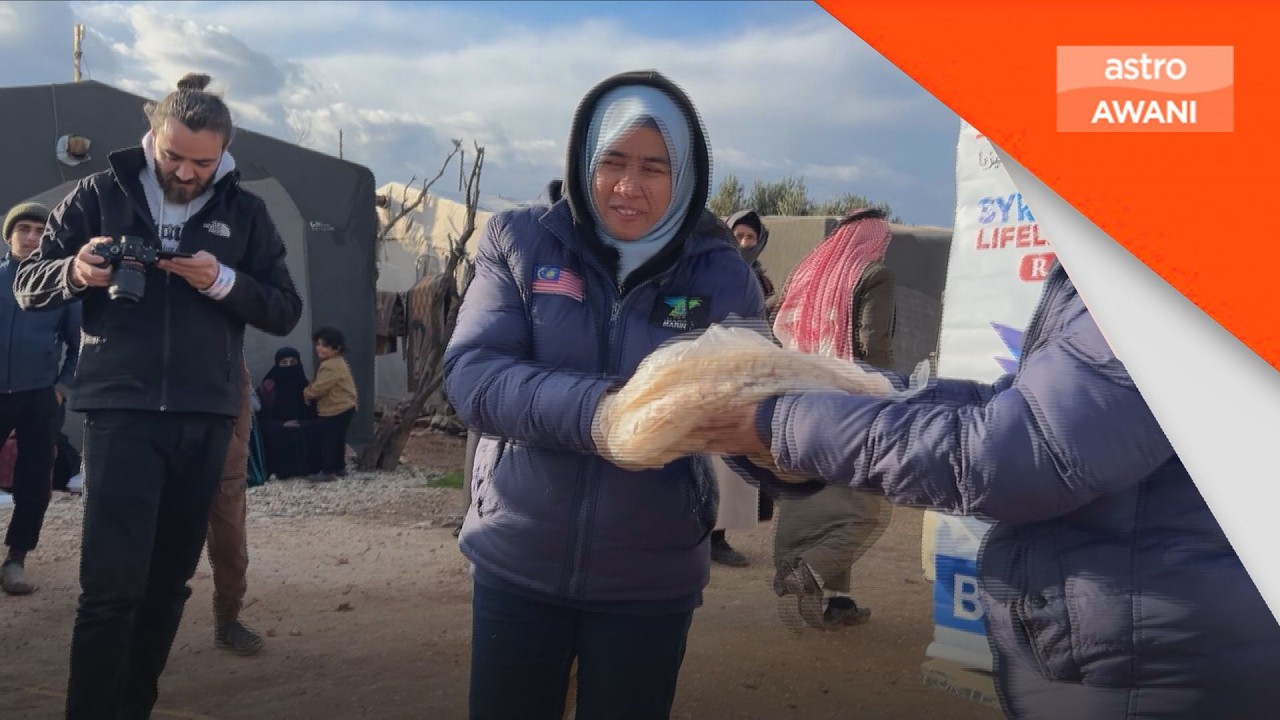 Warga Syria terima bantuan keperluan asas dari KHOM Malaysia