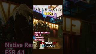 Pragmata RX 9070 XT in 1440p  (FSR 4.1, Ray Tracing and more) #shorts #pragmata #gaming