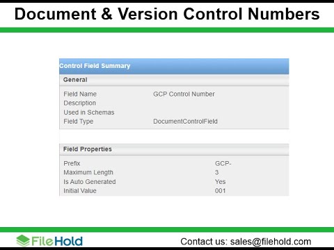 Webinar Wednesday - Document & Version Control Numbers - YouTube