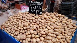 Exciting Street Market in Athens Greece! Part One