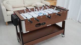 YDZC factory Swivel 3 in 1 multi game table #5001-3