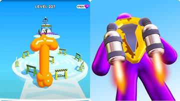 Tall Man Run Vs Blob Run 3D Top Max Level Android Walkthrough Gameplay