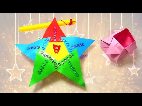 Video Cách làm Lồng đèn Trung Thu Ngôi Sao bằng giấy - youtube