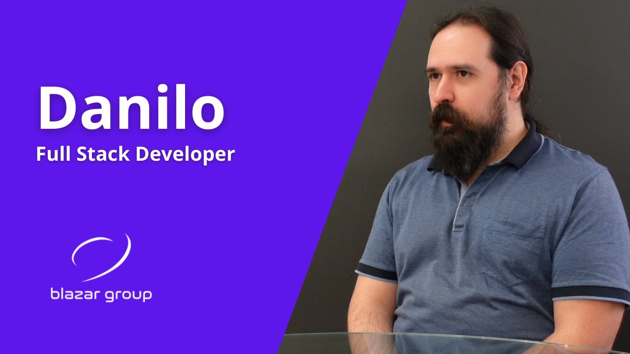 Incontra Danilo, Full Stack Developer presso Blazar Group - YouTube