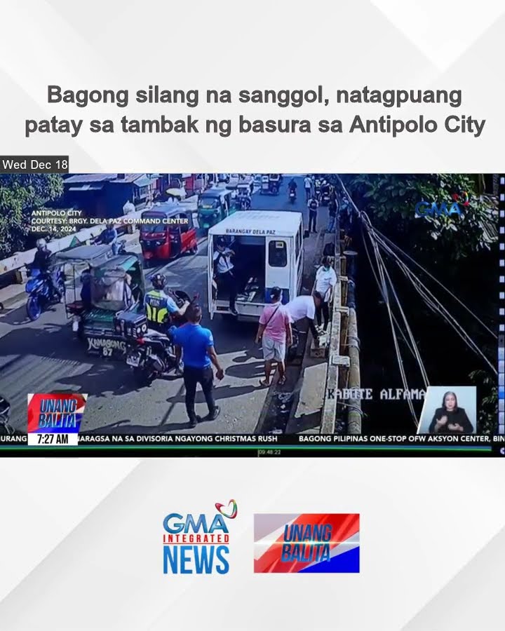 Bagong silang na sanggol, natagpuang patay sa tambak ng basura sa Antipolo City | Unang Balita