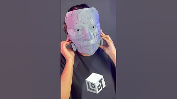 Assembling a HUGE sci-fi mask! #3dprinting #miniature #dnd #minipainting #scifi