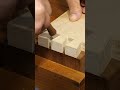 Beautiful hand cut dovetails  asmr  woodworking shorts