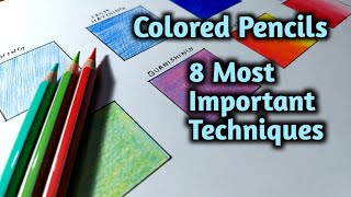 8 Ways to improve Colored Pencil Skills | Tutorial for beginners screenshot 3