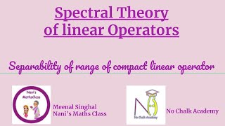 #31: Separability of range of compact linear operator
