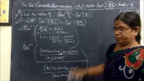 11th B-Maths [Part-282] Exls-4.26,4.27 Trigonometry Gomathi dharmarajan
