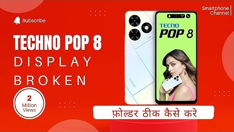 Techno Pop 8 (BG6) Display Frame Replacement #repair#lcdreplacement#folder #technomobile#dissembling