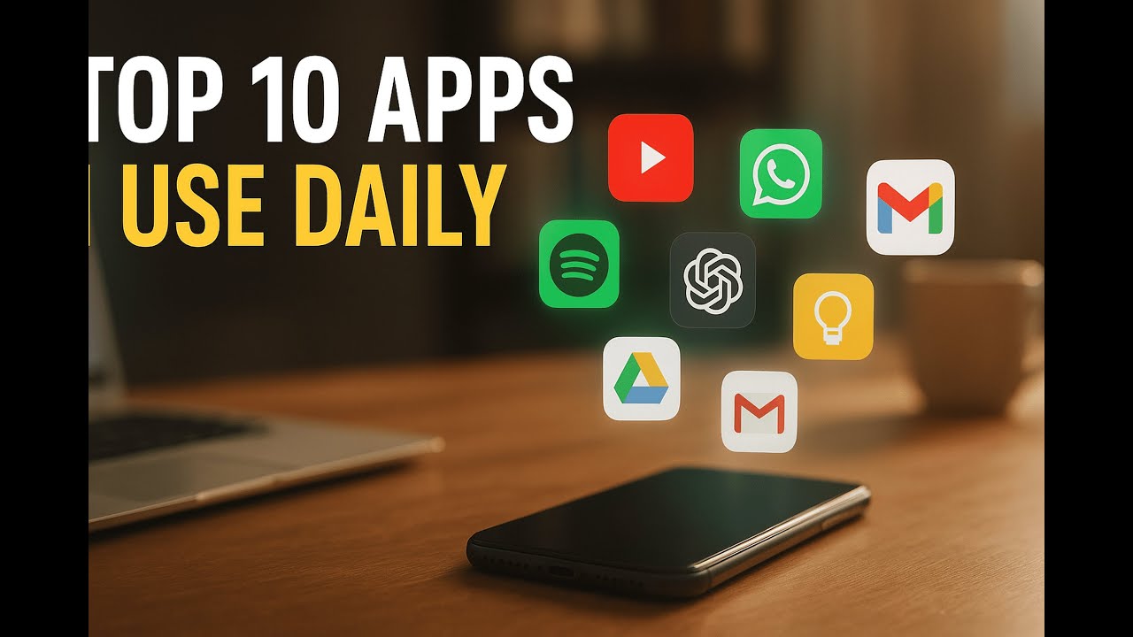 Top 10 Apps I Use Daily | నేను ఉపయోగించే టాప్ 10 యాప్స్ - YouTube