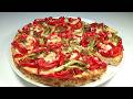 Try this Healthy Pizza with Zucchini & Chicken Crust – Gluten Free, High Protein & Fiber