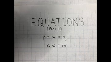 6.EE.5 / 6.EE.7 - Solve Equations (Part 1)