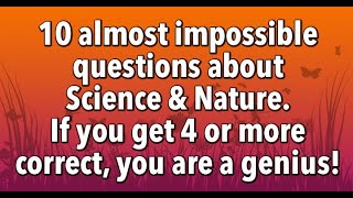 Science & Nature Trivia Quiz