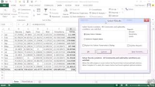 17 03 Using Solver To Complete A What If