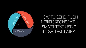 How to send push notification with smart text using push template