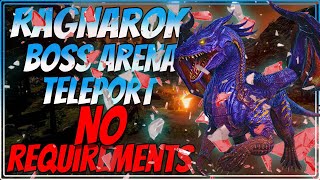 Ragnarok Boss Arena Teleport No Reents In Ark Survival Evolved