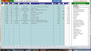 How to Sort Bookkeeping Entries - Excel Bookkeeping Spreadsheet