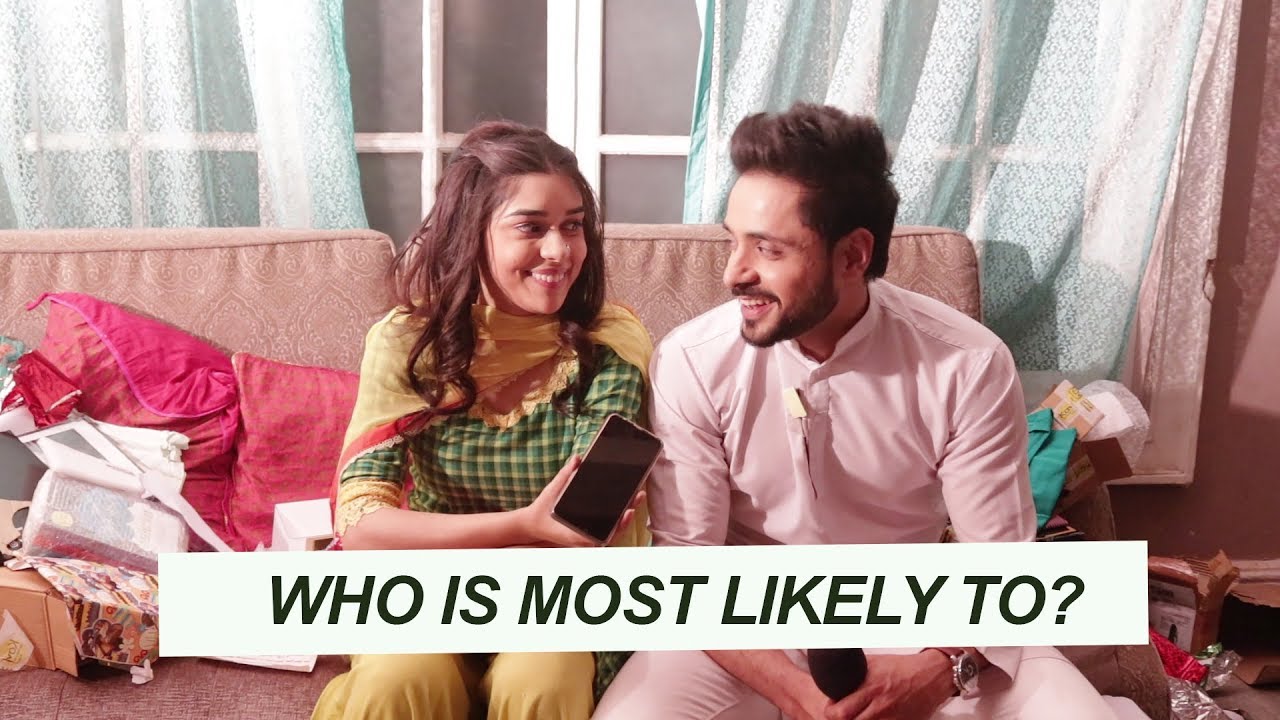 Adnan Khan & Eisha Singh | Who's most likely to | Ishq Subhan Allah