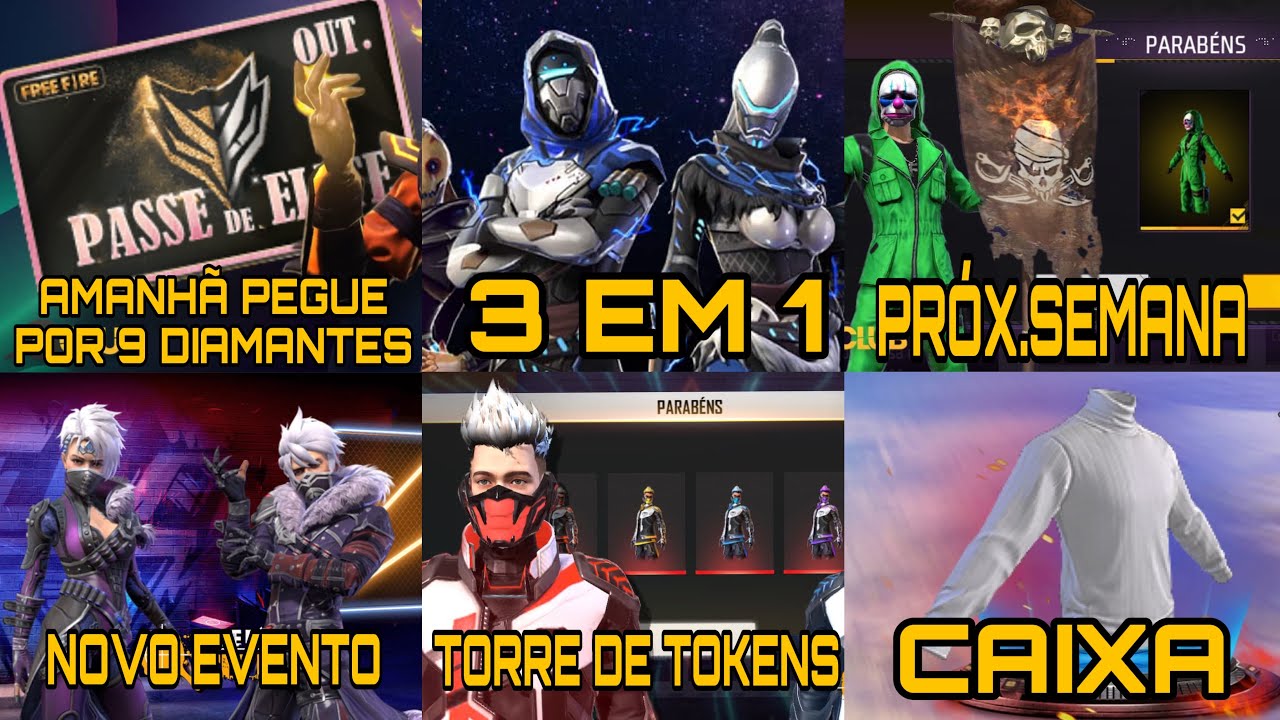 BARBINHA DE VOLTA AO FREE FIRE?-BANDEIRÃO,NOVA SKIN,INCUBADORA 3 EM 1  FF,SOMBRA ROXA,DUNK MASTER!! 