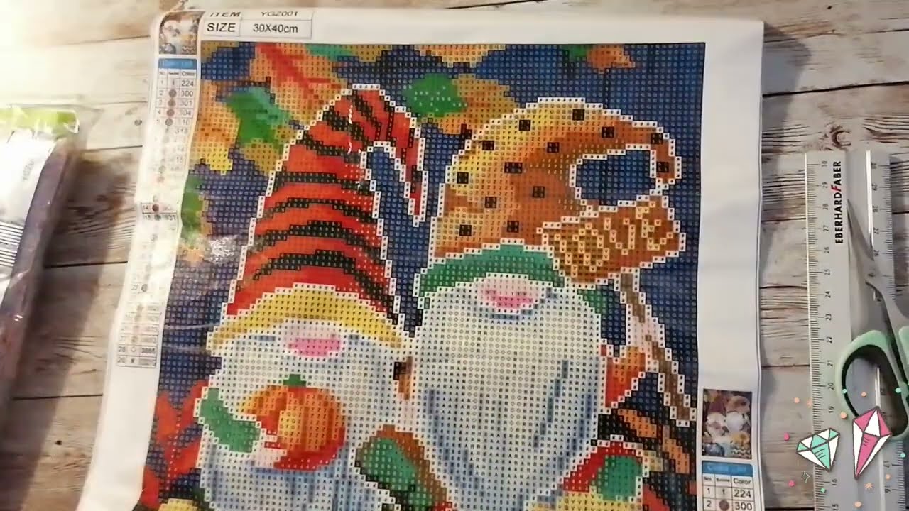 Diamond Painting 💎 72. Unboxing 🎁 3. FGnormal 🐇 Da bekomme ich doch glatt Hunger 🍰 Wow 😮, wie groß 🤍