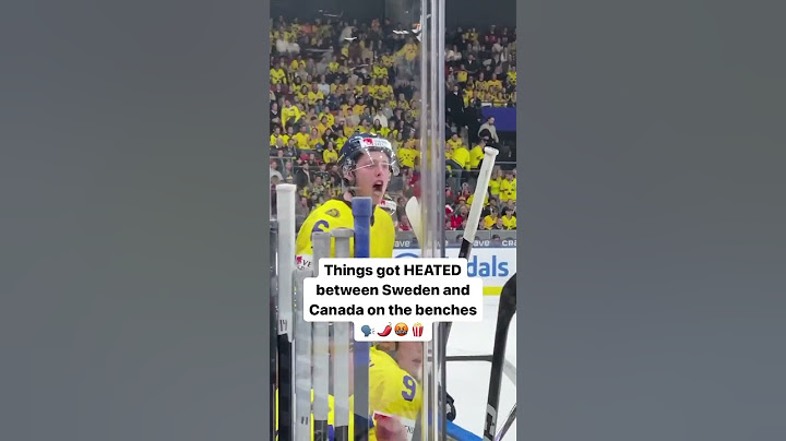 WILD trash talk between Canada and Sweden’s benches at the World Juniors 😳☠️