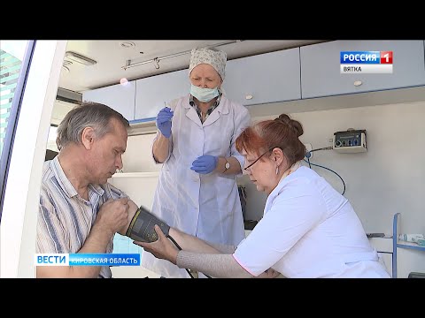 В Кирове продолжают работу мобильные прививочные пункты (ГТРК Вятка)
