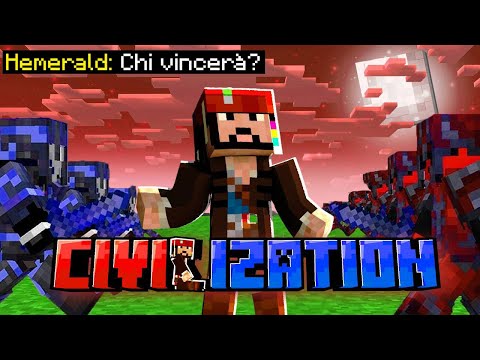 I MADE TWO CIVILIZATIONS FIGHT in MINECRAFT ITA