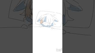 風邪を引いた狐っ子の落書きメイキング#イラストメイキング #イラスト #art #ibispaint