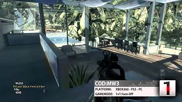 MW3 - Getaway 1v1 Face-Off Footage