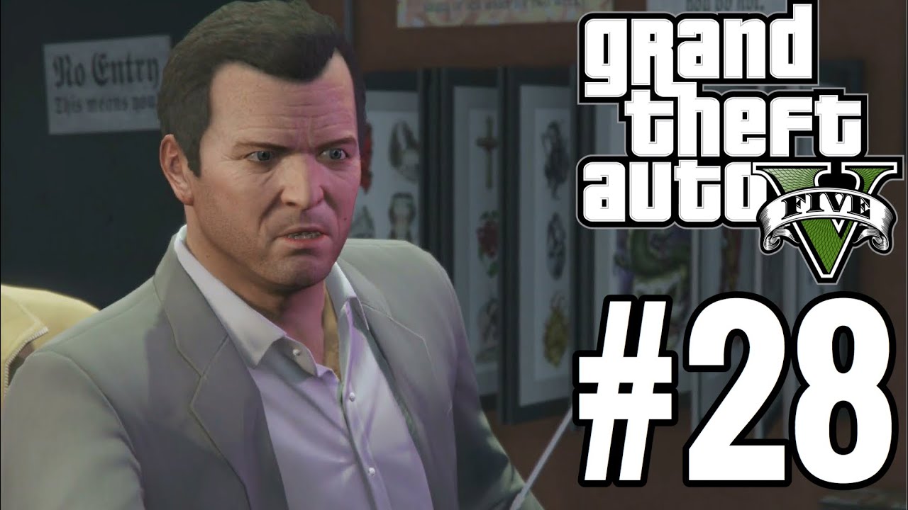 Grand Theft Auto 5 Gameplay Walkthrough Part 28 - SAVING TRACEY!