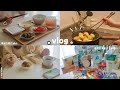 【vlog】早起きして和食朝食作る🍳マツキヨ日用品爆買い🧺手作りお菓子で充実した午後の過ごし方🍮🌥