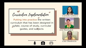 Curriculum Implementation Group-1 REPORT