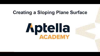 3DMC V15 – Creating a Sloping Plane Surface