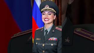 Beautiful Russian Military Officer Sings Katyusha At Her Office