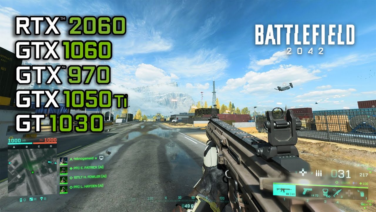 Battlefield 2042 | RTX 2060 6GB, GTX 1060 6GB, GTX 970 4GB, GTX