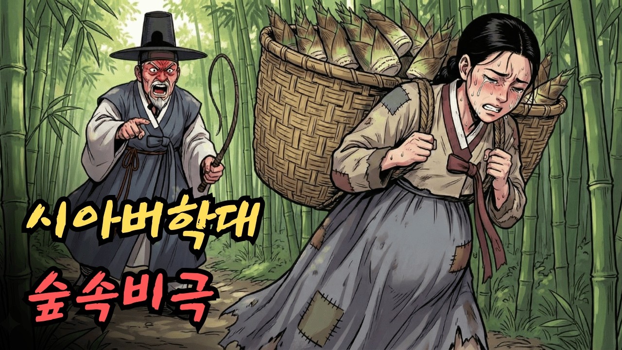 시아버지는 임신한 며느리를 괴롭히려고 그녀를 숲으로 데려가 대나무 순을 따러 갔다. 그런데 그때 비극이 닥쳤다. 시아버지는… | 민담 | 전설 | 설화 | 옛날이야기