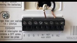 Furnace Thermostat Wiring Troubleshooting - YouTube