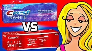 Crest 3D Luxe Vs Colgate Optic White | Which Toothpaste Whitens Teeth Better!