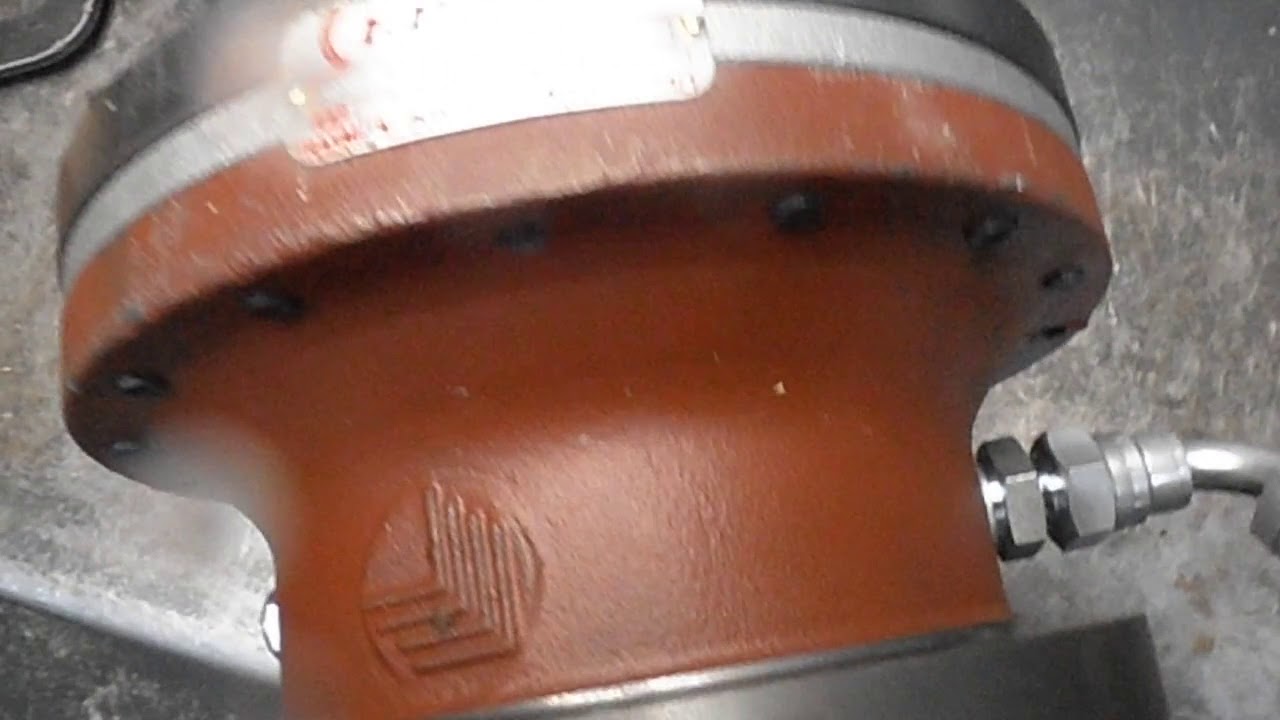 Reduction Gearbox, driven by Hydraulic Motor YouTube