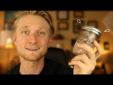 ASMR with Mason Jars [Water Sounds] [Tapping] [Layered]