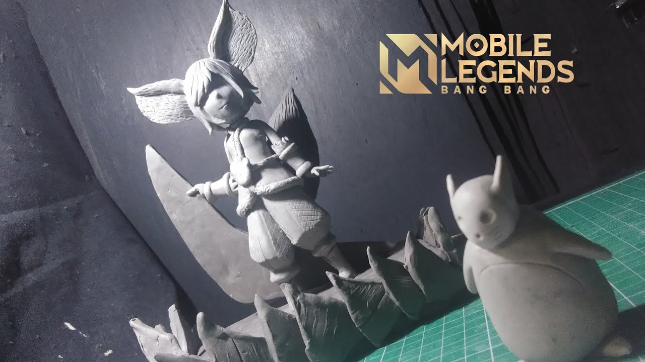 Sculpting Nana Clay Figure (Mobile Legends)