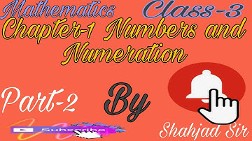 Class-3 Mittsure Mathematics Chapter-1 Numbers and Numeration Part-2