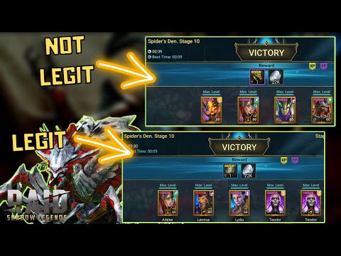Spiders Hard Mode Fixed... What Team To Use Now? | RAID SHADOW LEGENDS